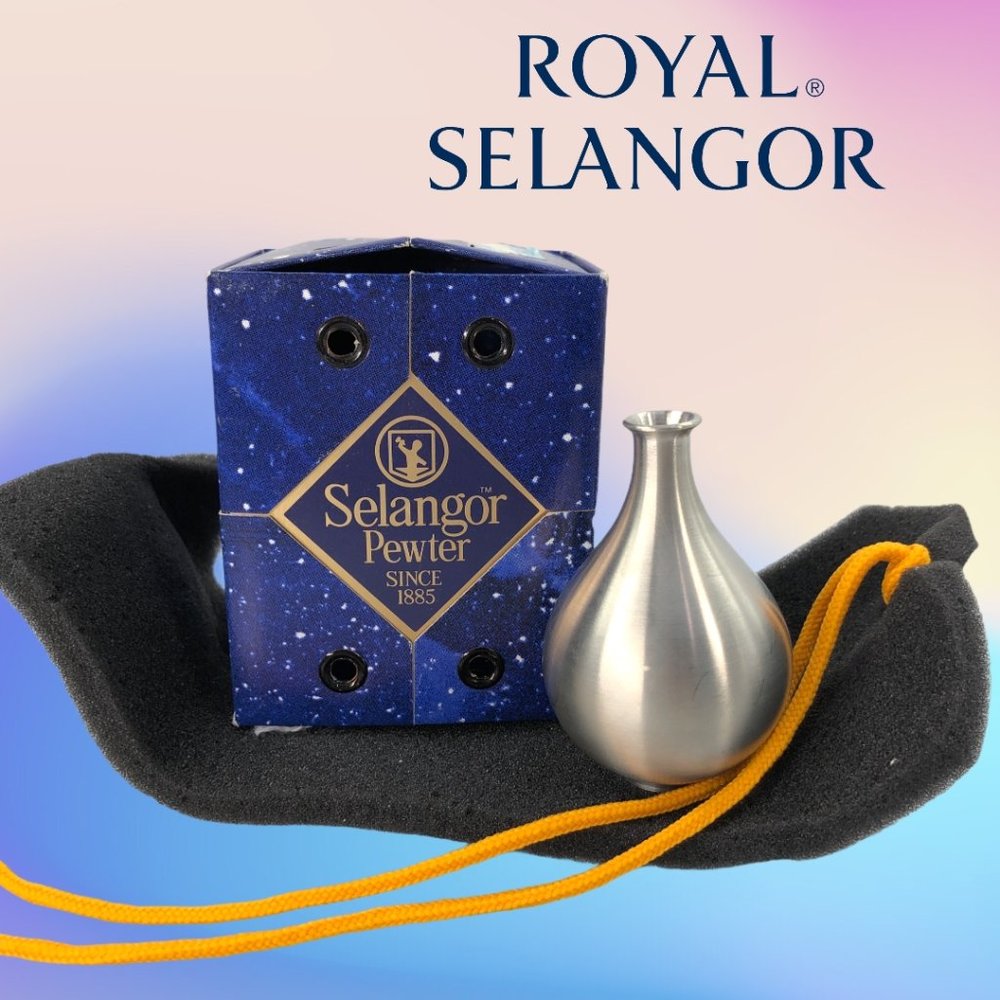 IOB Selangor Pewter Mini 2.75" Flower Bud Vase